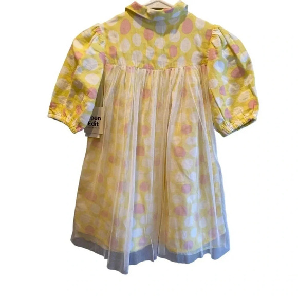 OPEN EDIT NEW NWT GIRLS DRESS YELLOW FORMAL EASTER WEDDING SUMMER SPRING SIZE 4 - Picture 6 of 9
